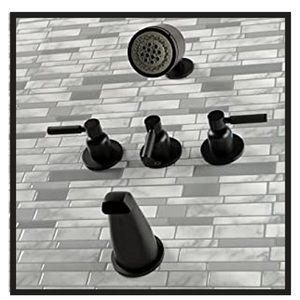 Kingston Brass Magellan Twin Hnd Tub Shower NIB